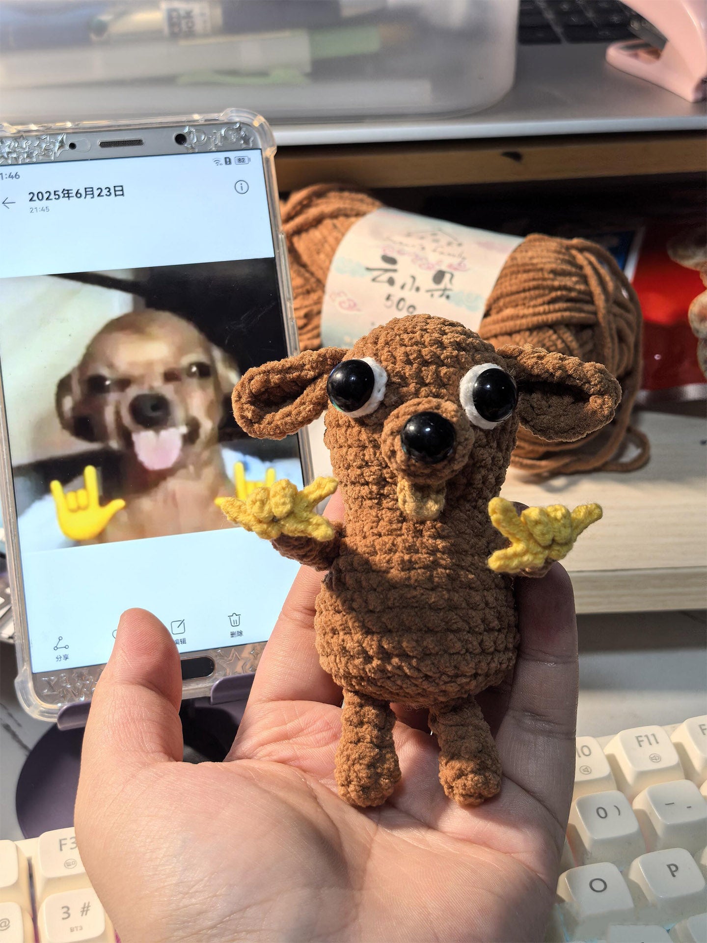 diy wool Chihuahua doll kit