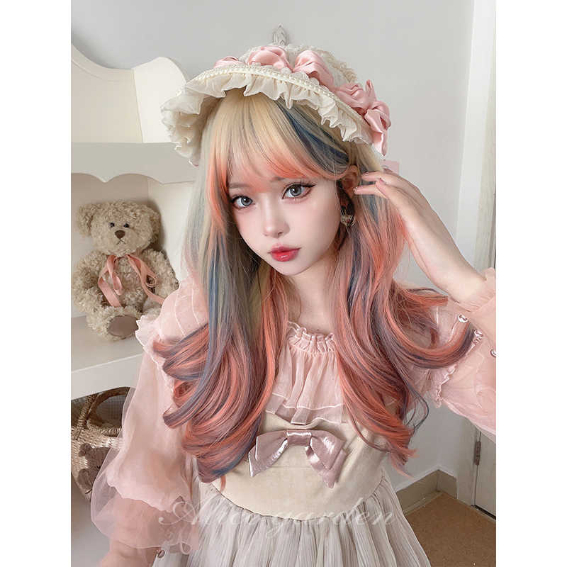Lolita Lace Colorful Wig