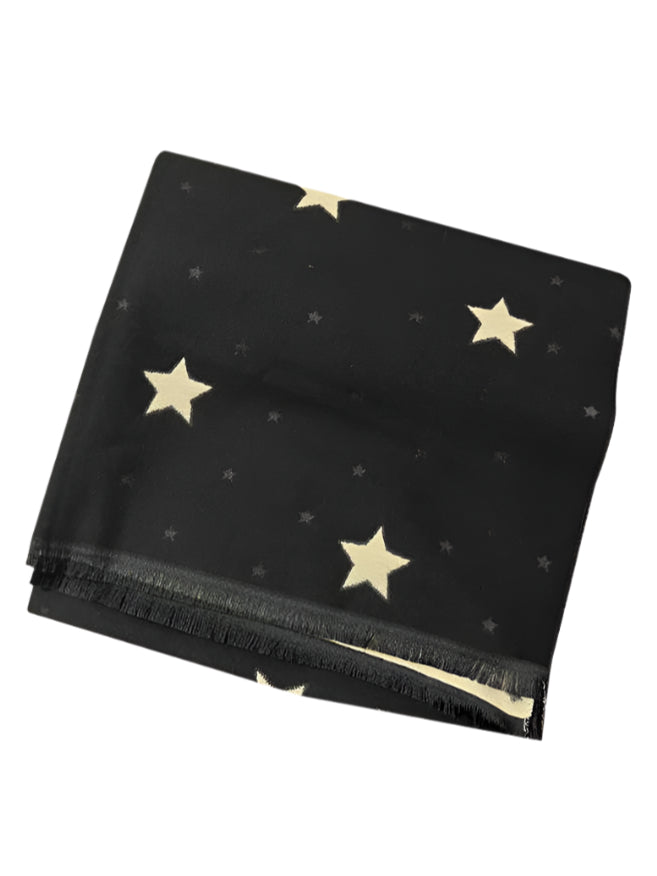 Y2K Star Double-sided Cashmere Scarf