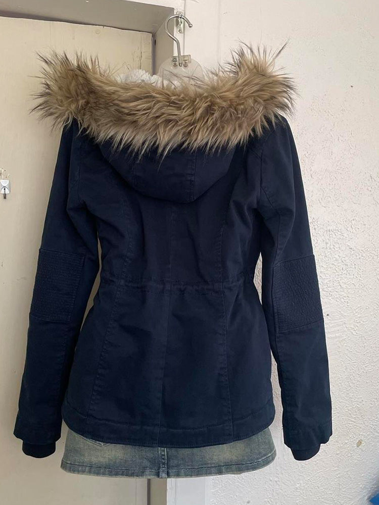 retro blue jacket