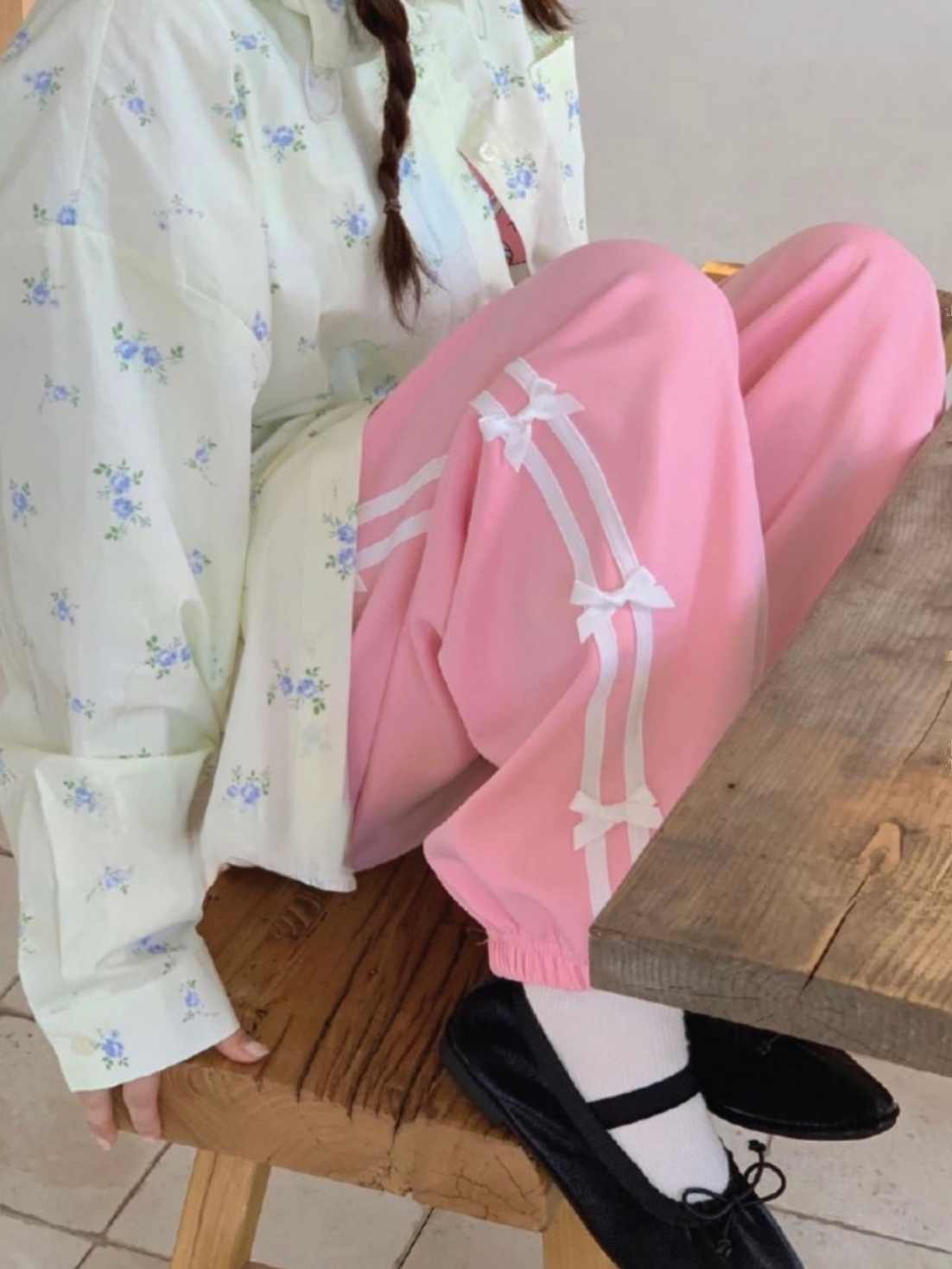 Ballet Bow Sports Pants