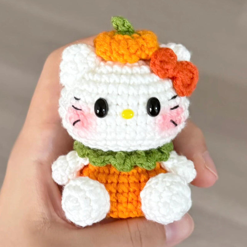 Homemade diy kt wool doll