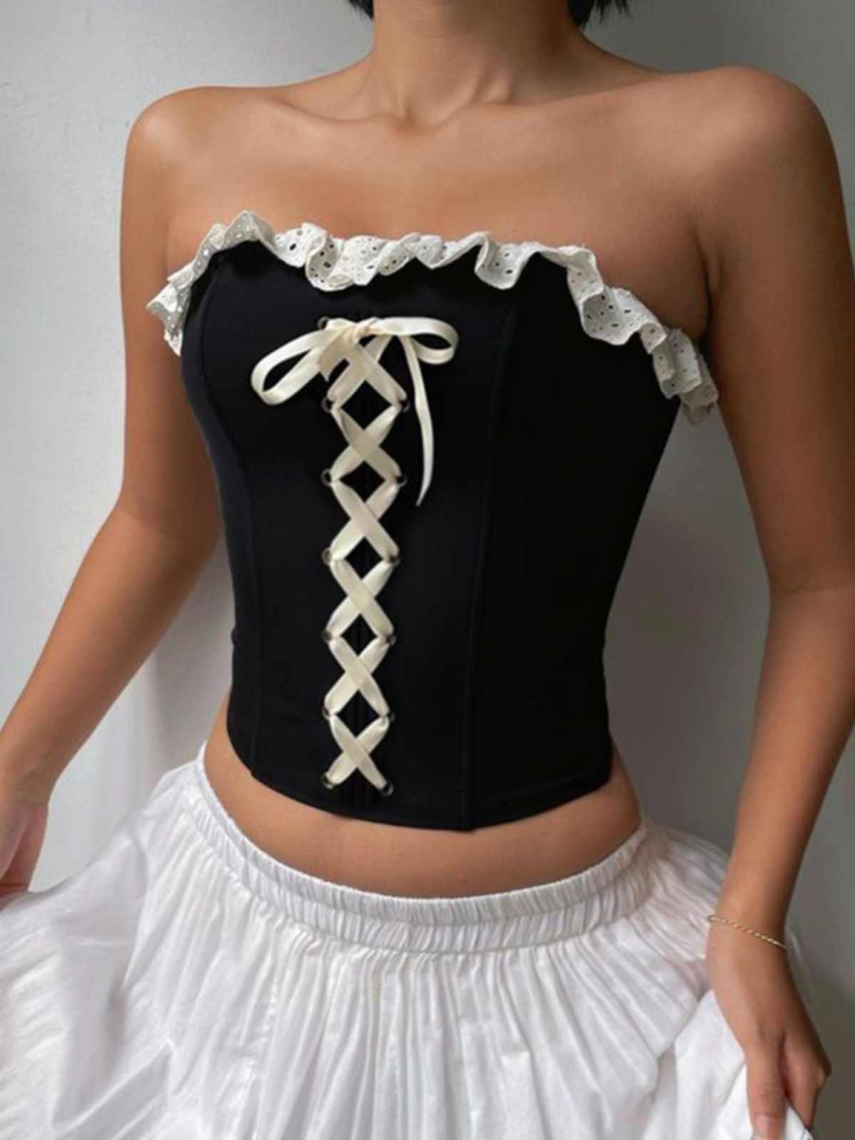 Dark Coquette Corset Top