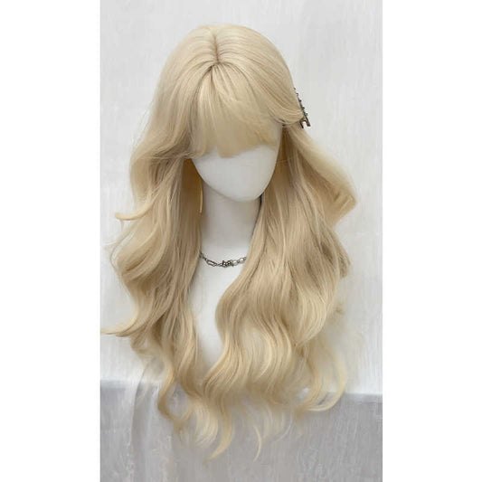 Platinum Long Curly Wig