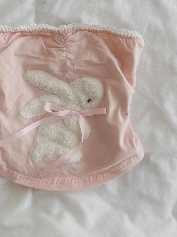 Rabbit Pink Tube Top