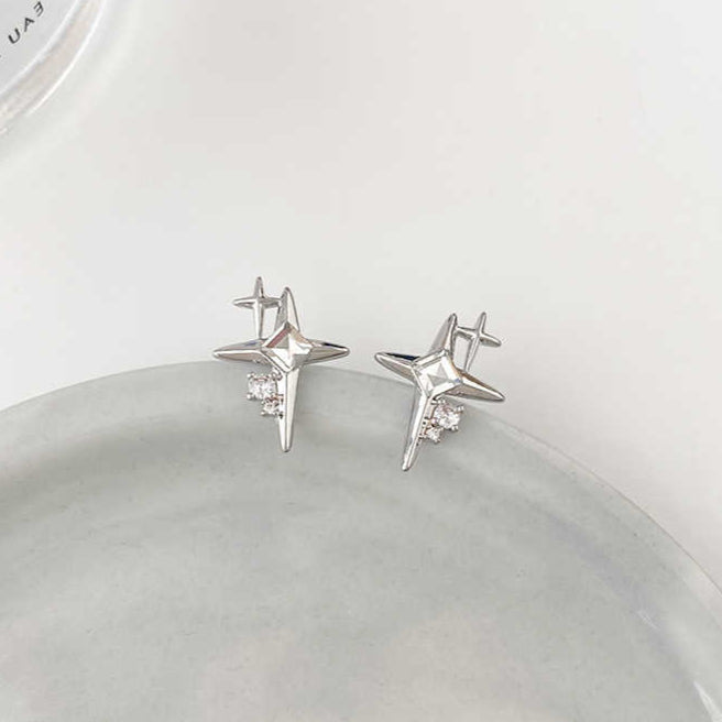 Y2K Cross Star Earrings