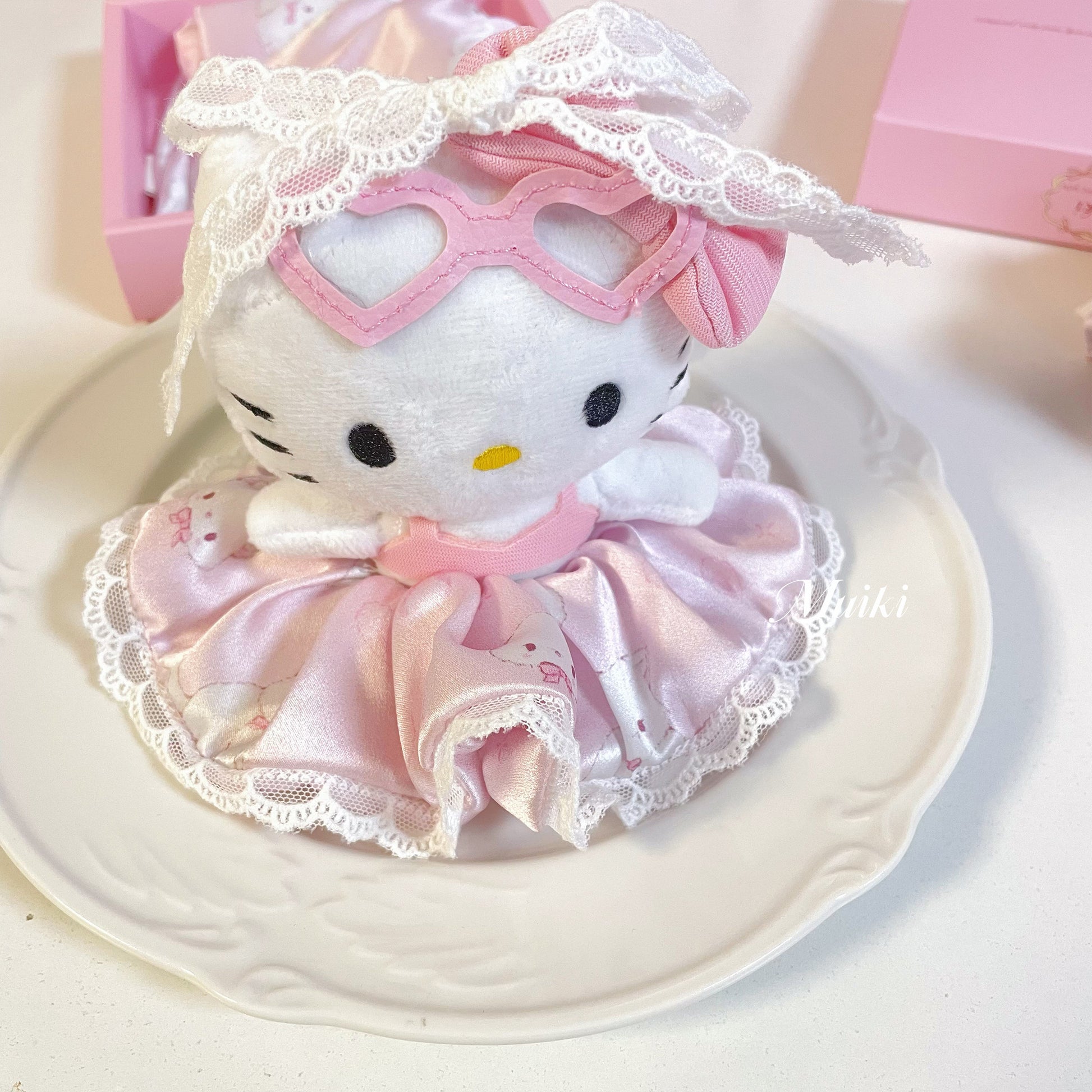 kawaii silk hair tie