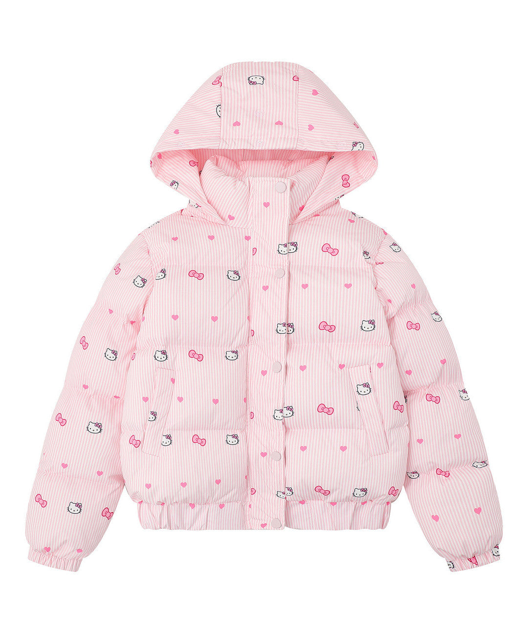 pink kitty kawaii winter coat