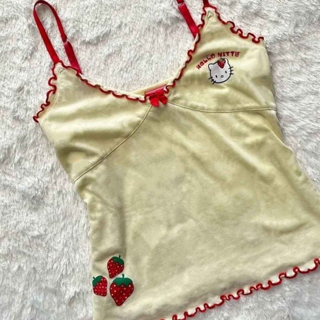 Strawberry Kitty Top