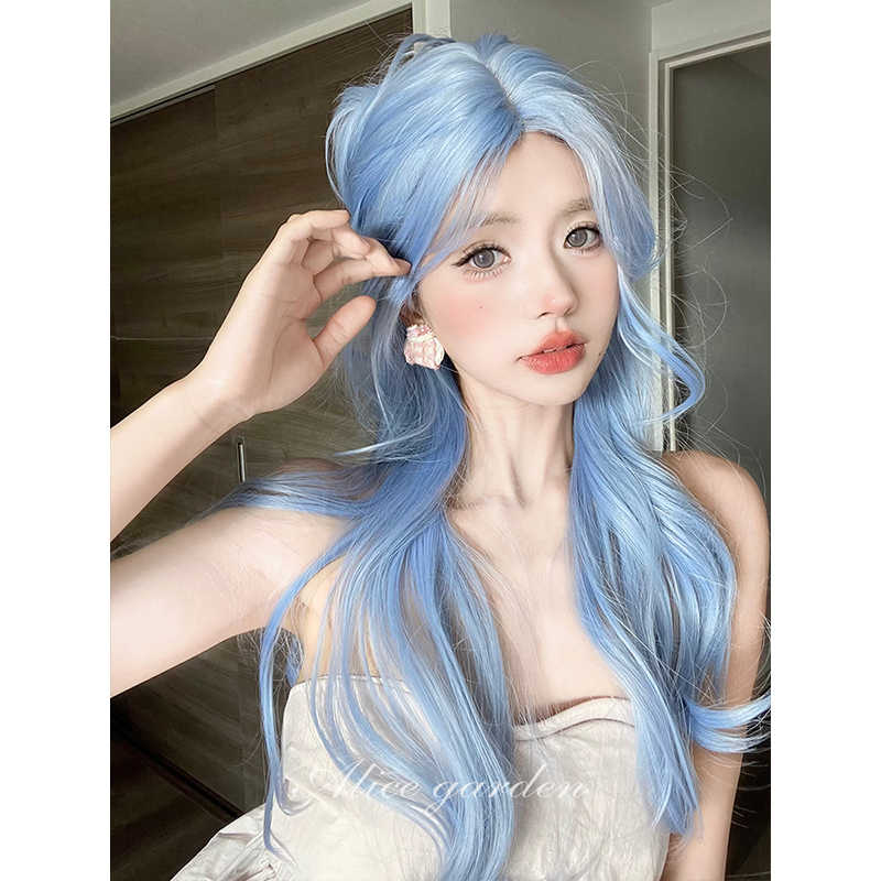 Blues Melody Curly Wig