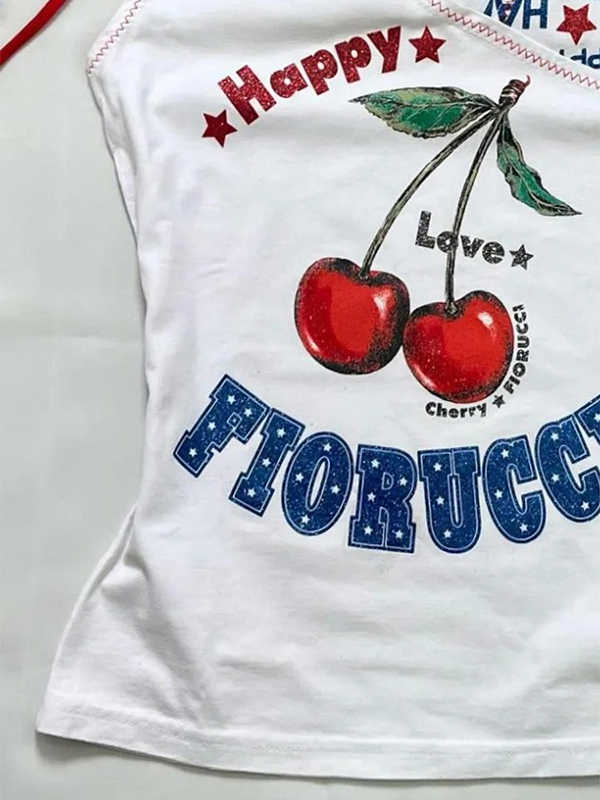 Cherry Strap Tank Top