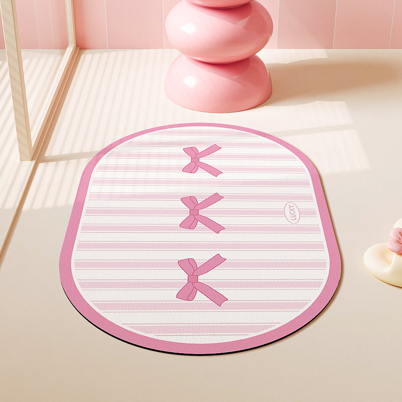 cue bow Bathroom floor mats