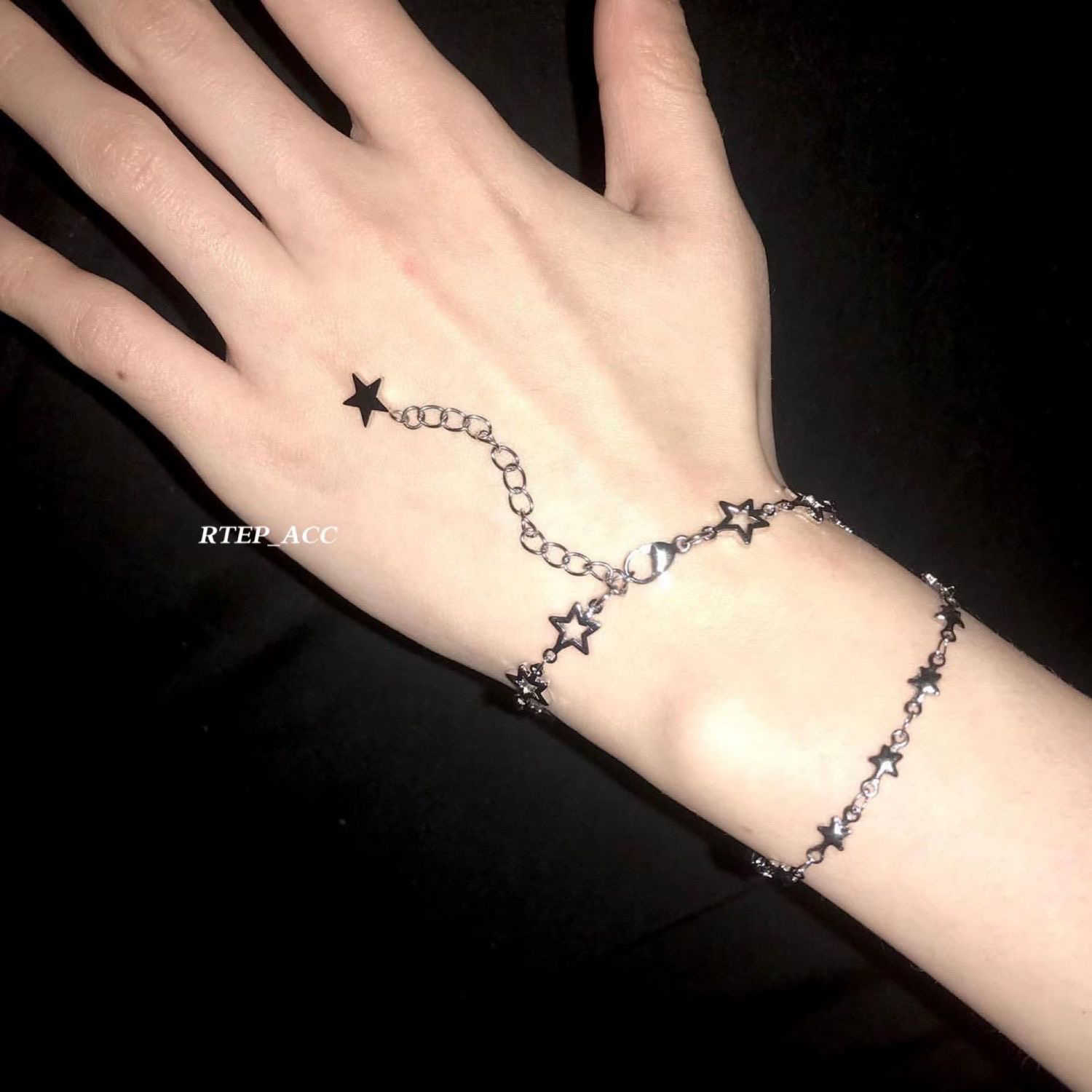 Y2K Star Chain Steel Bracelet