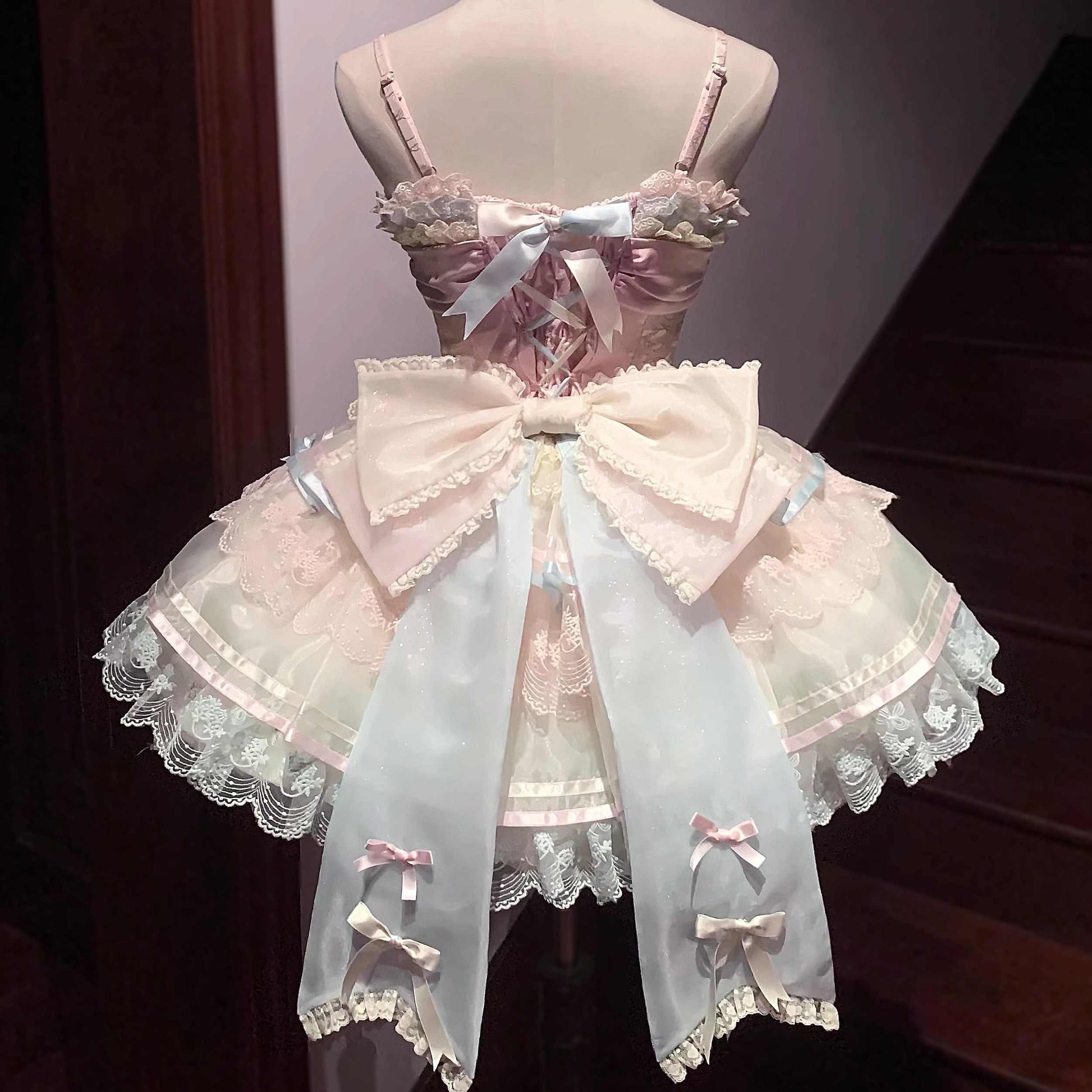Ice Cream Lace Bow Lolita Dress