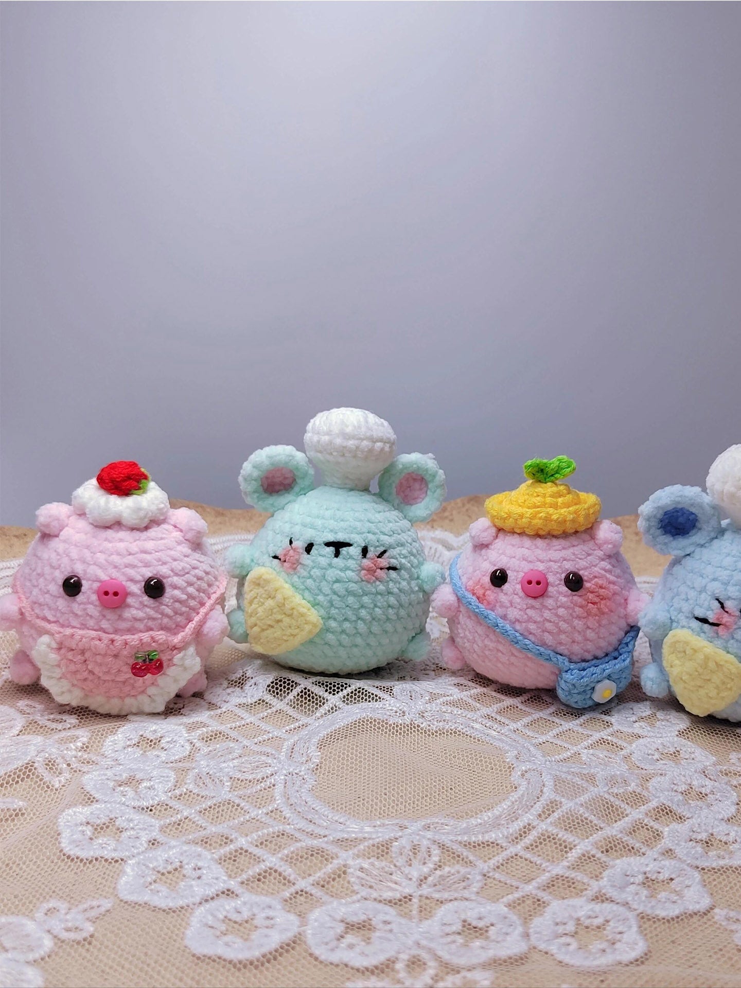 DIY wool Chubby series of cute dolls