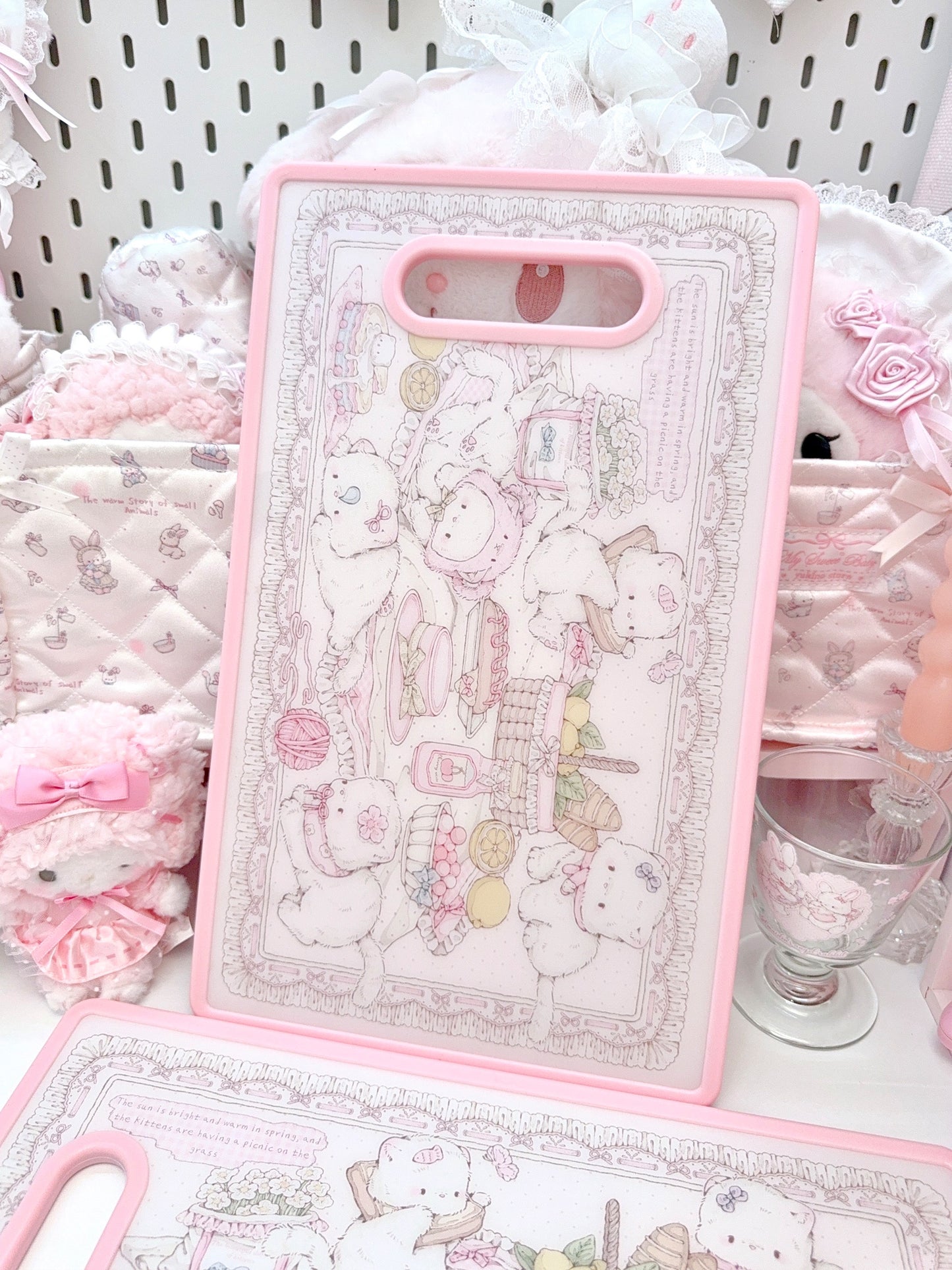 kawaii fruit cutting board