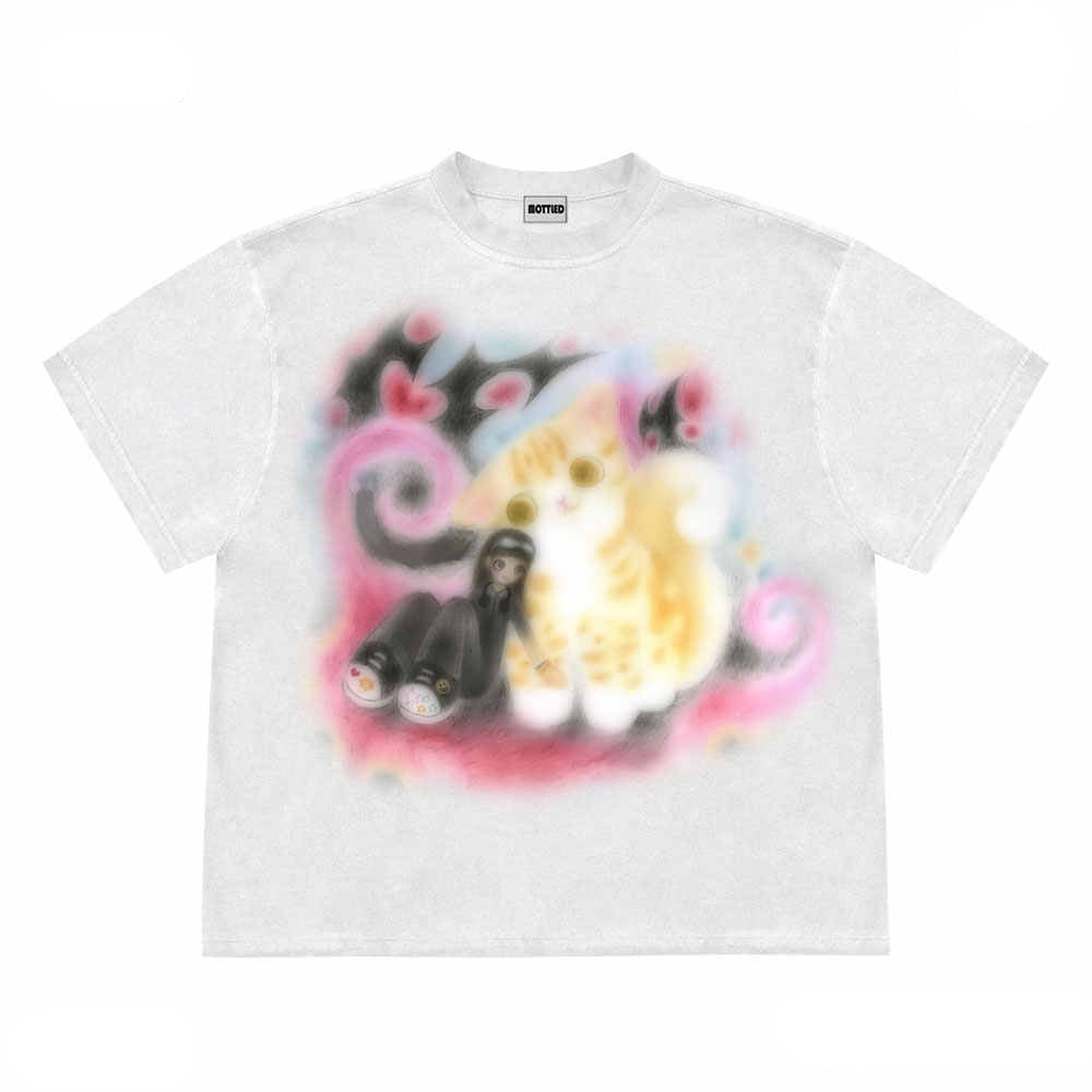 Kitten Illustrations Tee