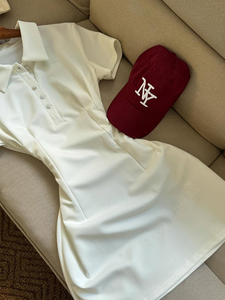 retro polo dress