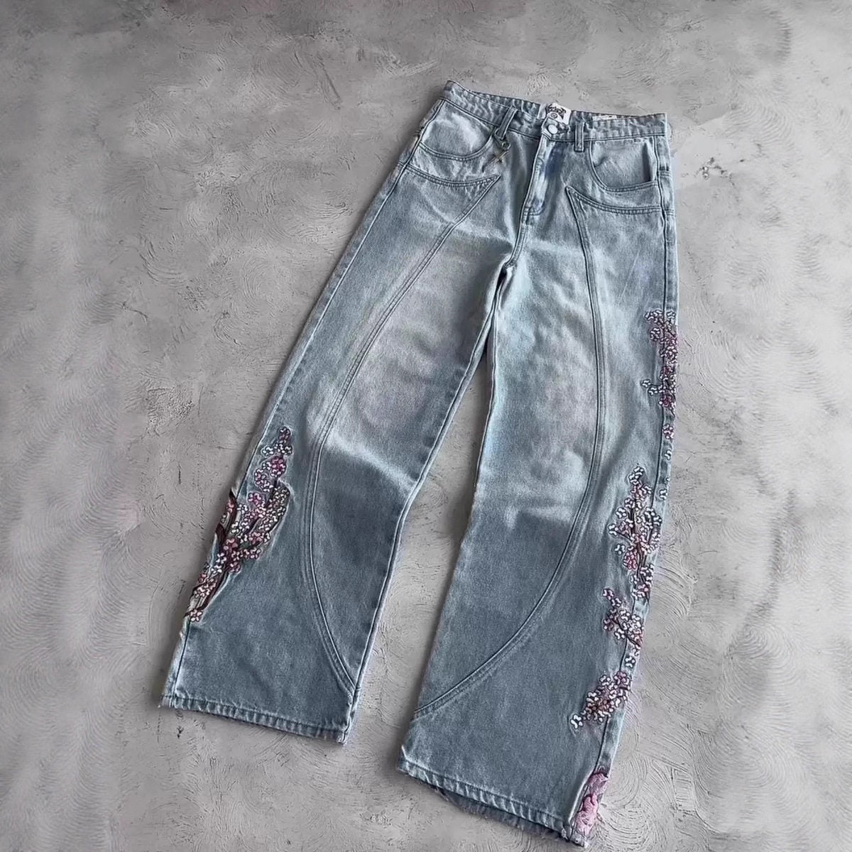 Y2K Vintage Wide-Leg Pants