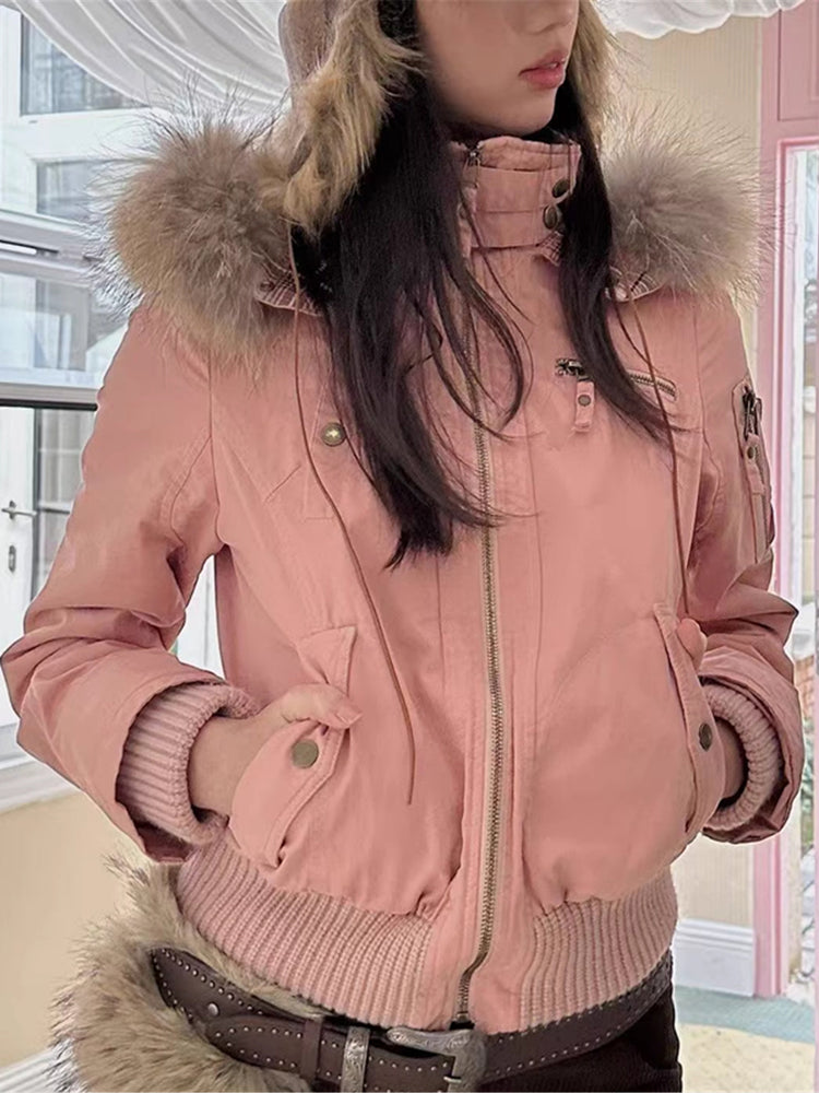 retro pink kawaii jacket