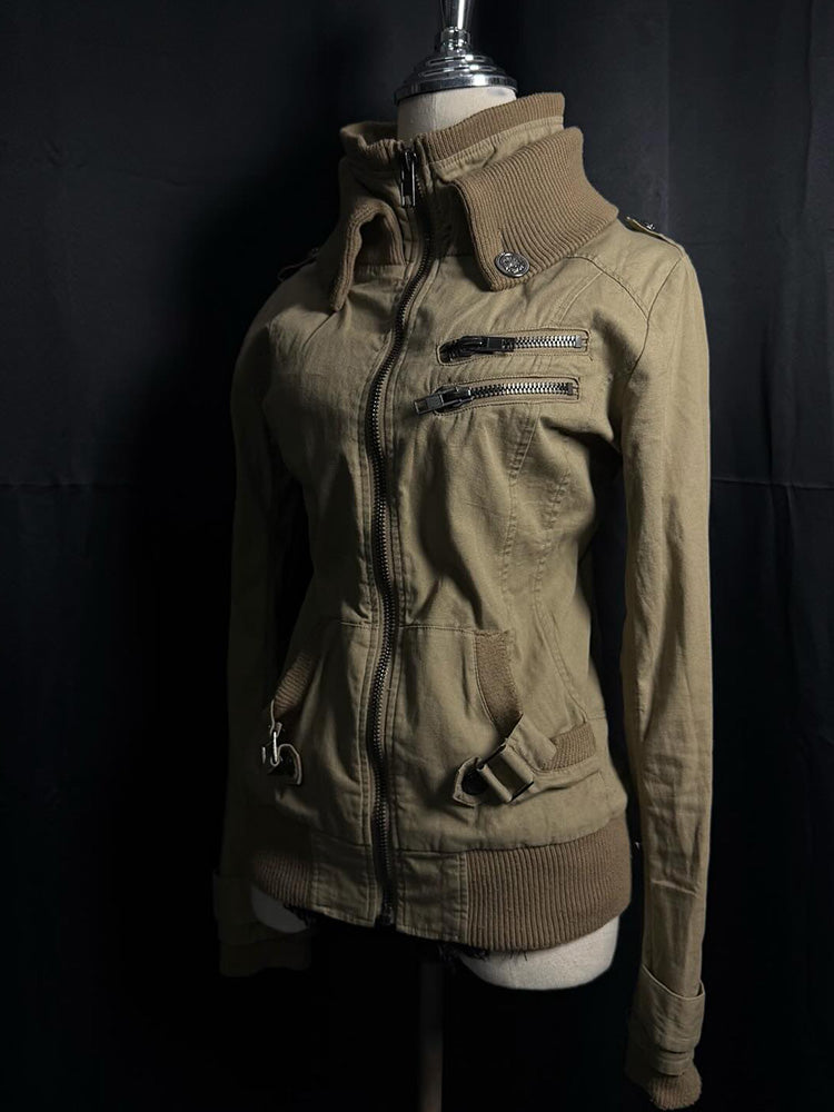 retro brown jacket