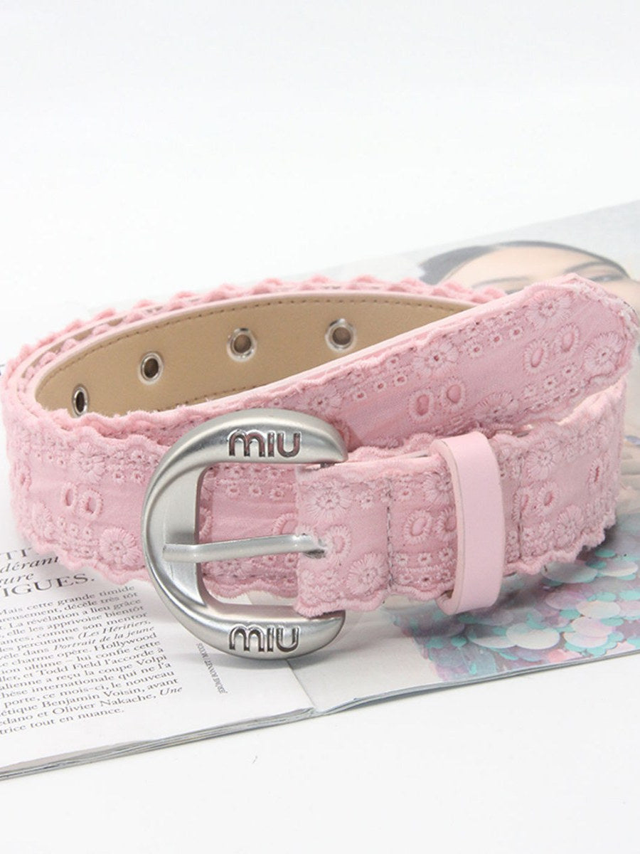 casual pin jeans buckle