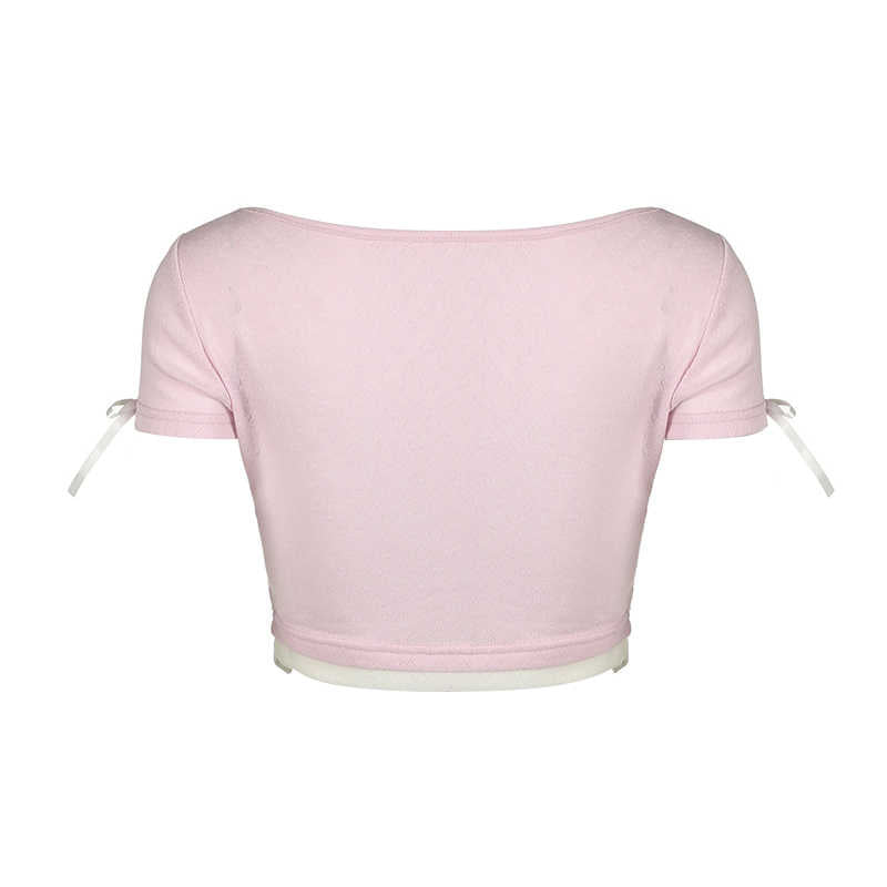 Dollete Bow Chic Crop Top