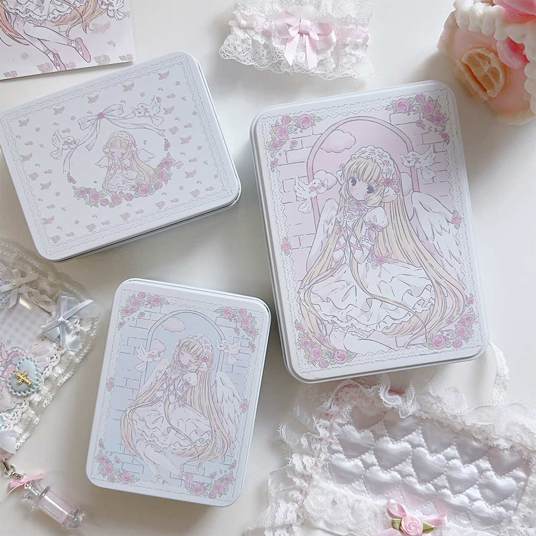 cute pink Tin box