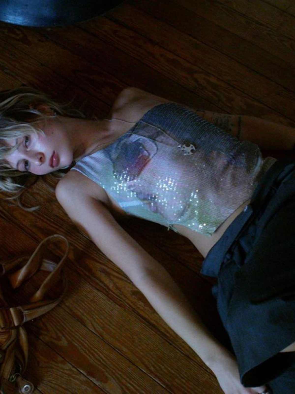 Y2K Sequin Print Camisole