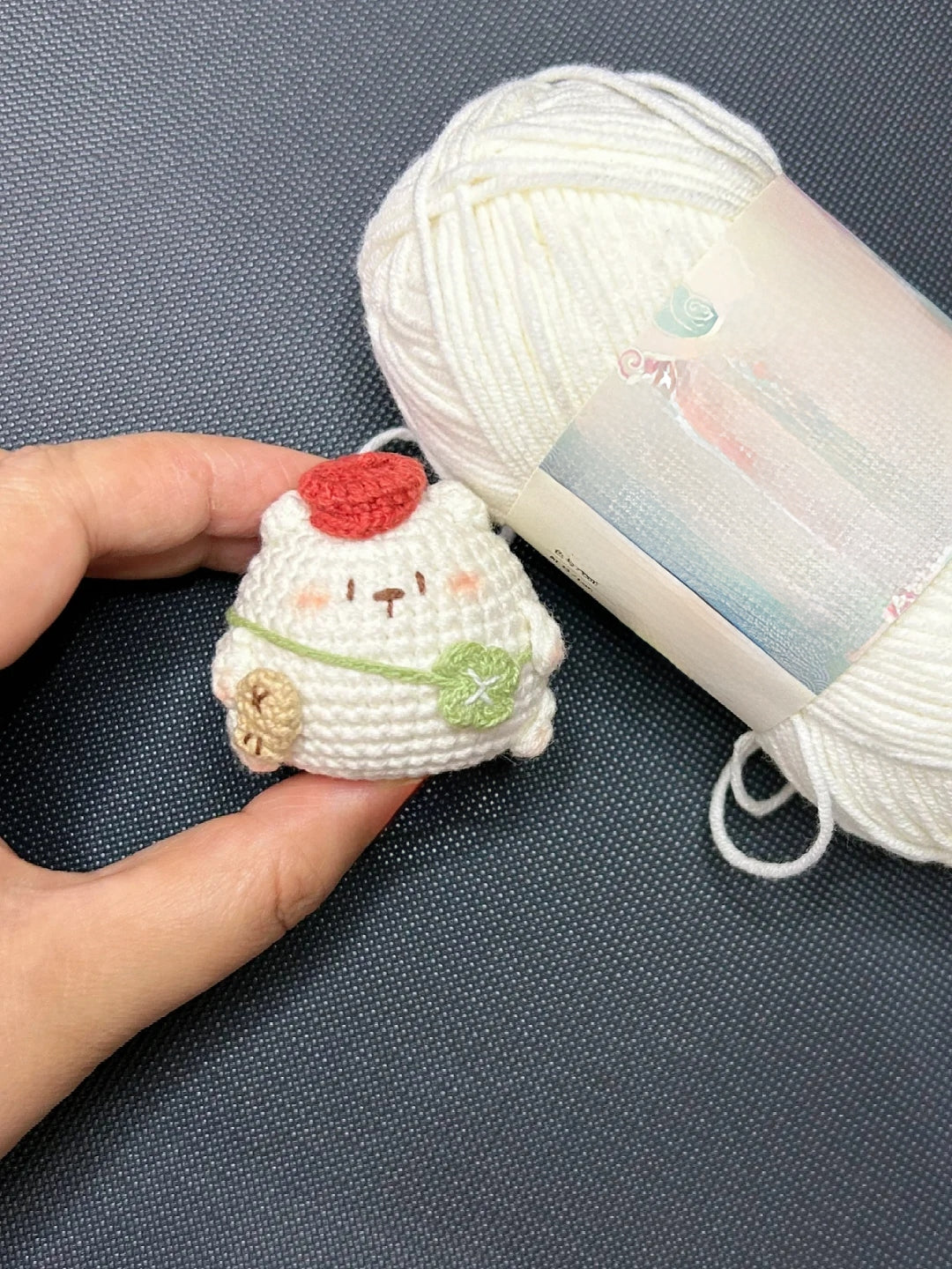 Cute doll pendant diy material package