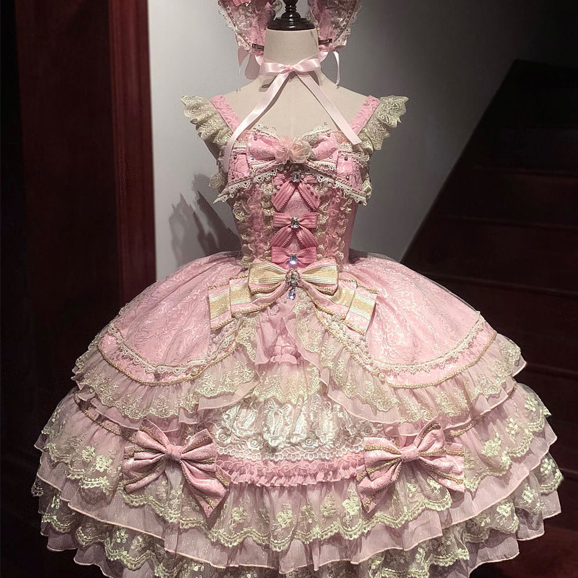 princess doll lace cake lolita dress