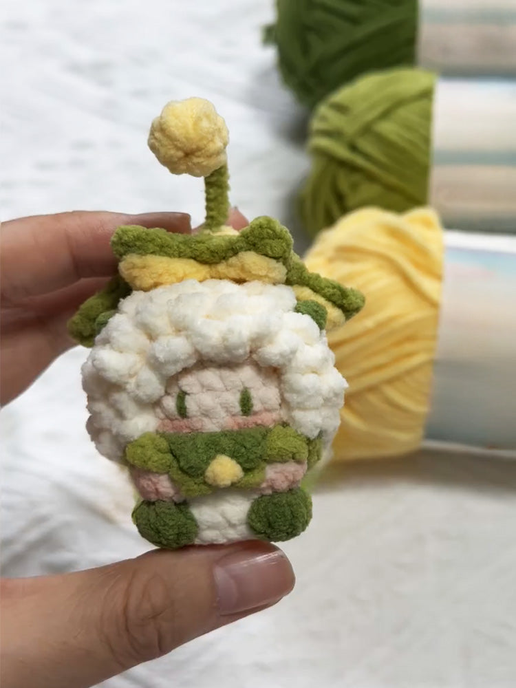 diy crochet Goat doll kit