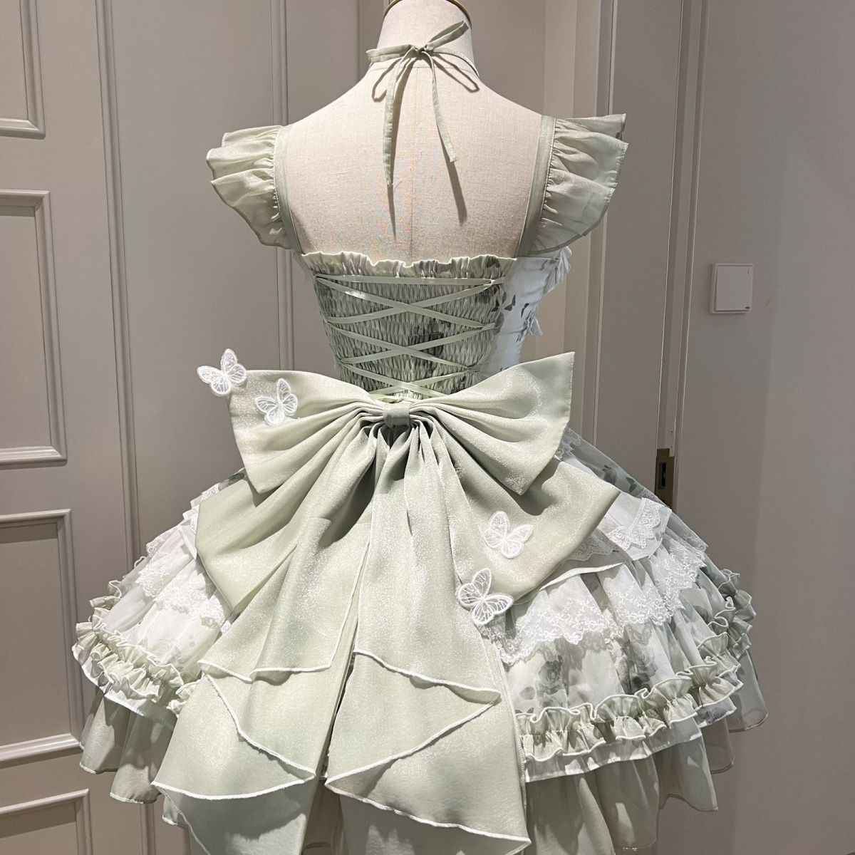 Green Butterfly Fairy Lolita Dress