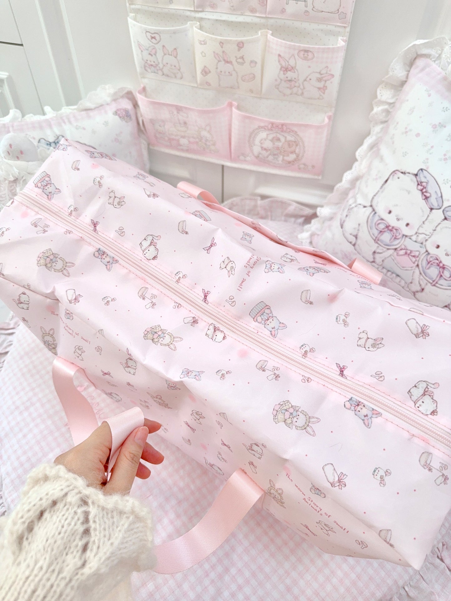 kawaii hand luggage bag
