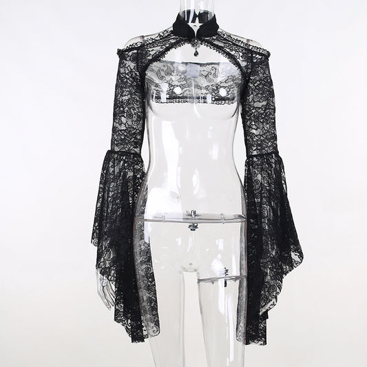 Gothic Lace Waistcoat Sleeves