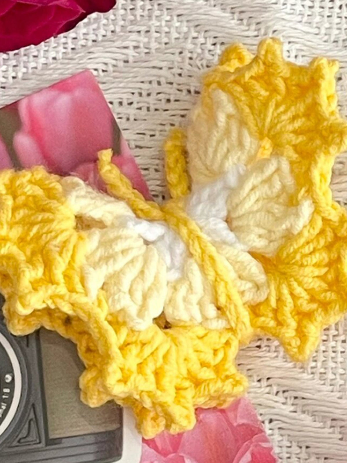 diy wool material bag cute butterfly