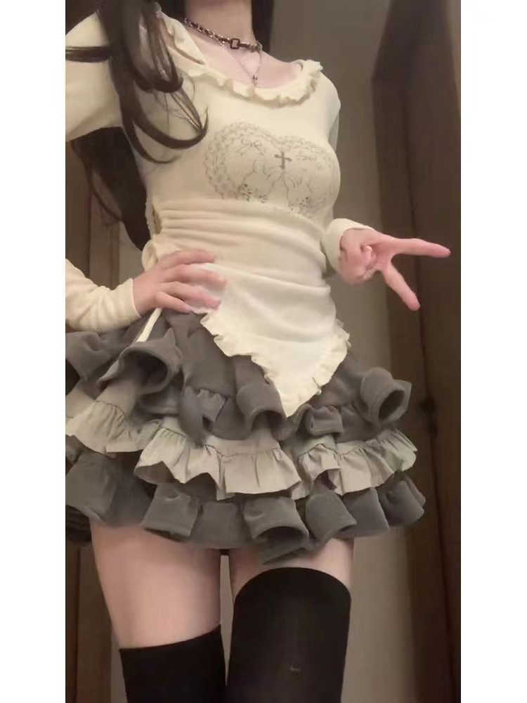 Y2k Cake Puffy Skirt