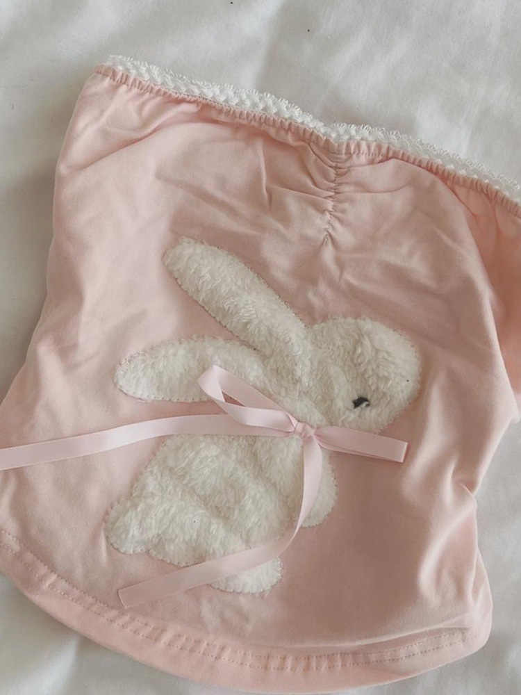 Rabbit Pink Tube Top