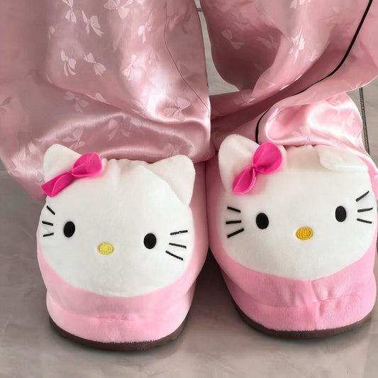 Cute Kitty cotton slippers