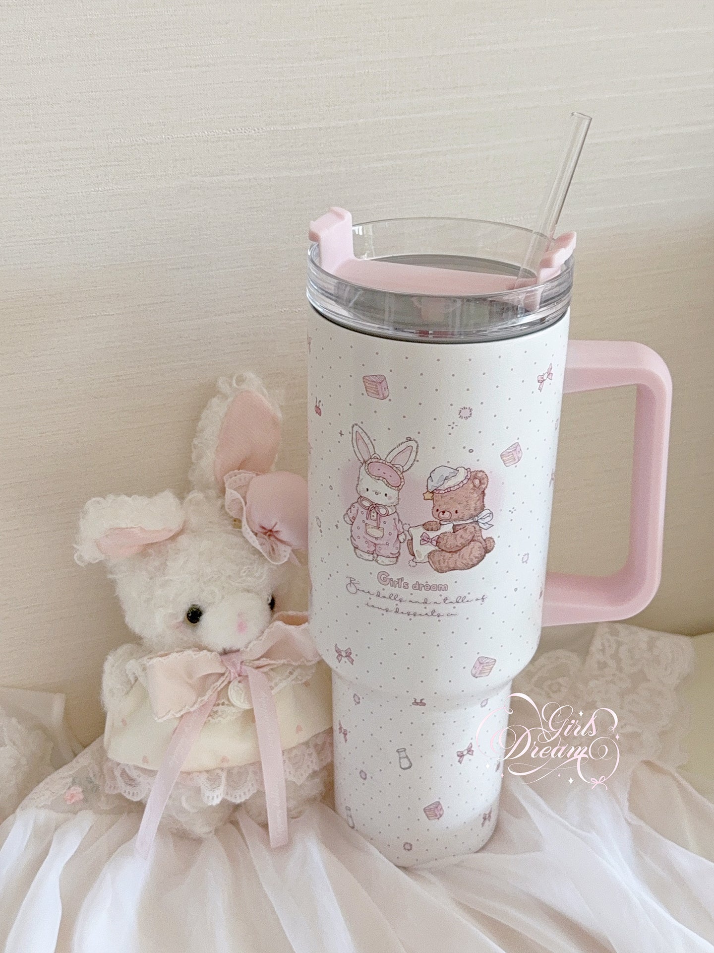 Girl's Dream Rabbit Bear Ice Cup