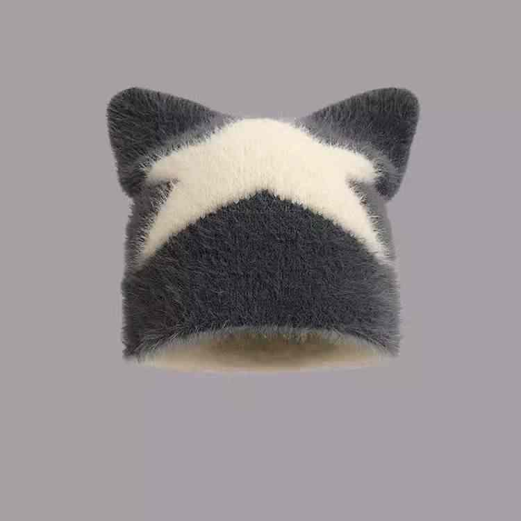 Star Cat Ears Warm Hat