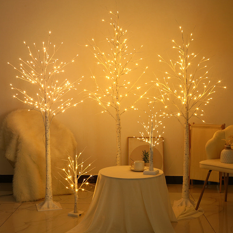 White birch tree lamp landscape lamp