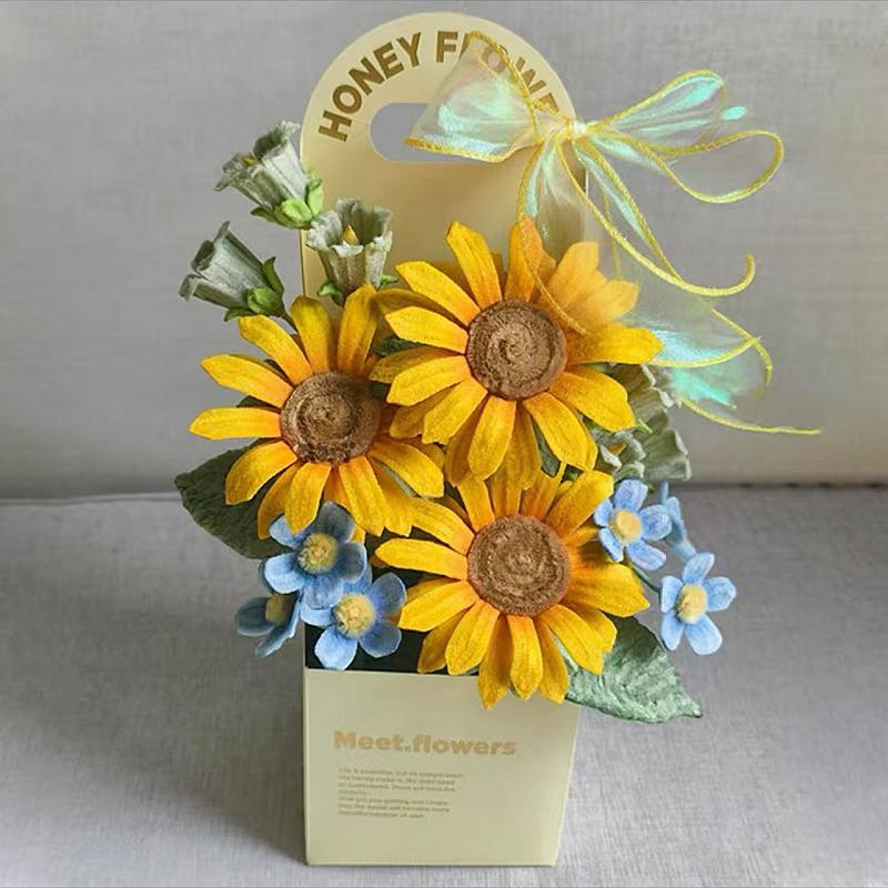 handmade Twisting stick flower box