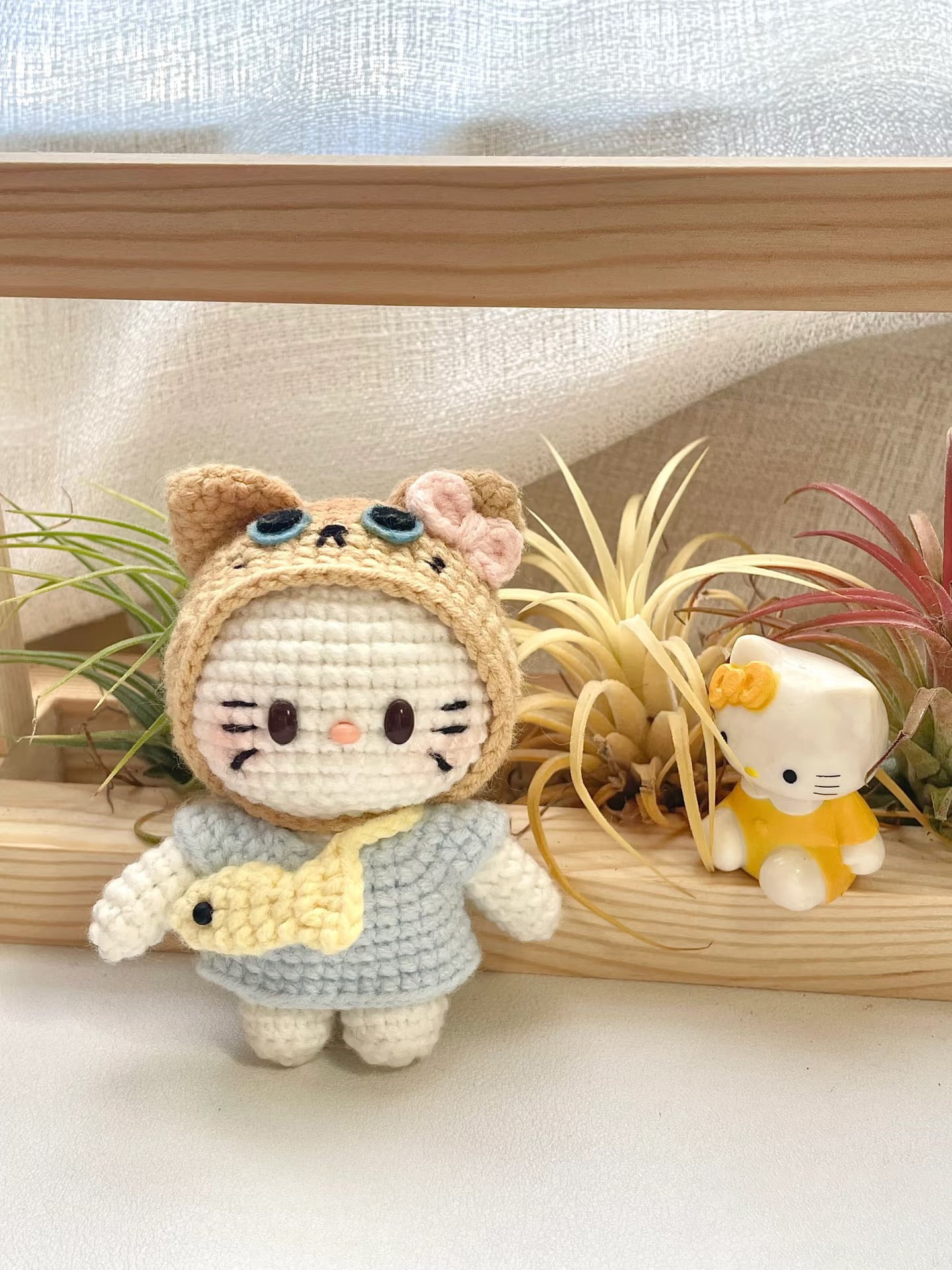 diy wool Kitty material bag