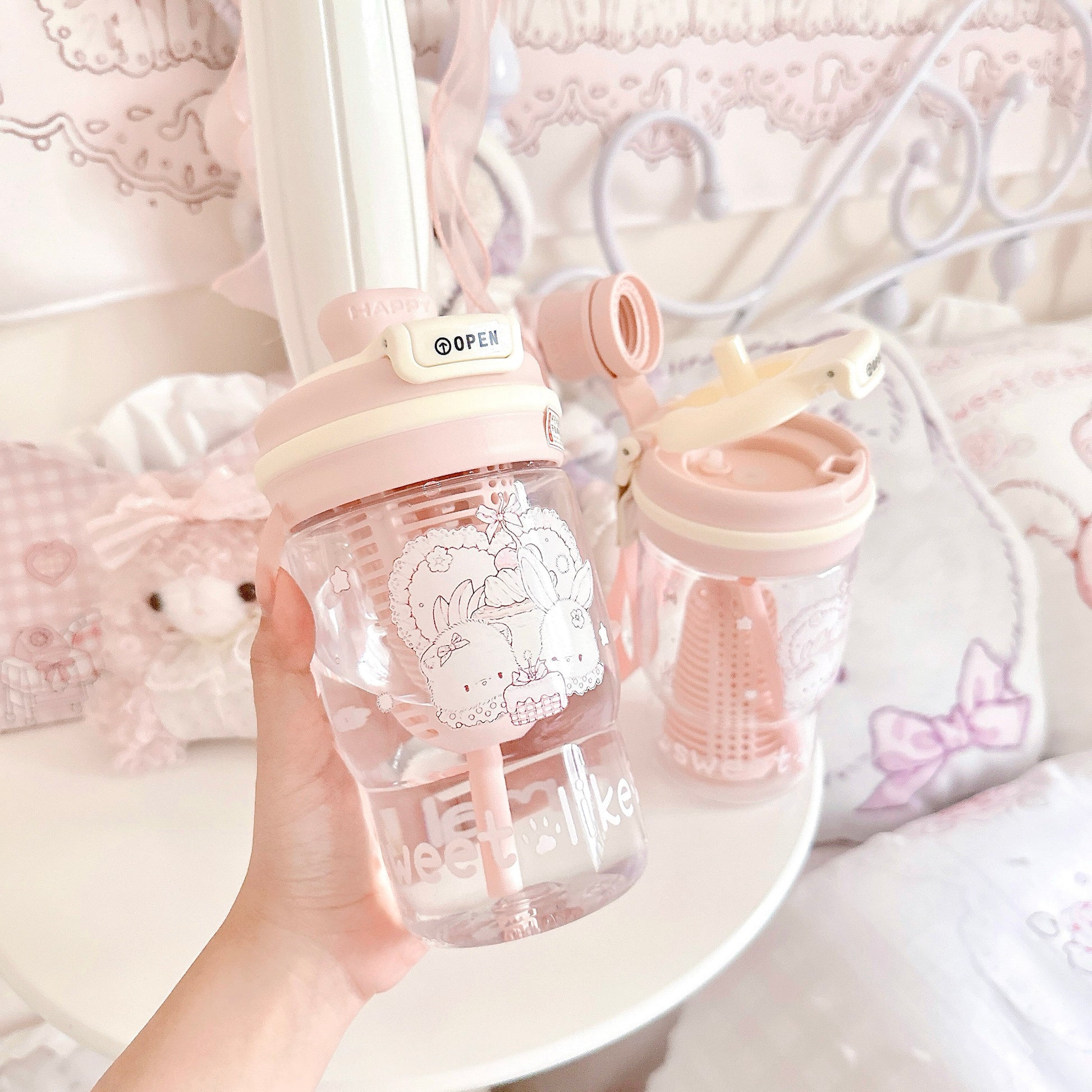 cute kawaii water bottle