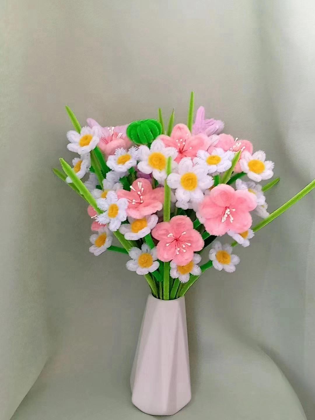 diy Twist stick tulip bouquet