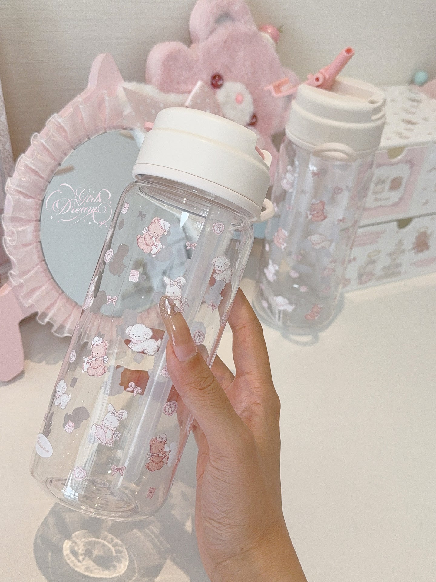 Girl's Dream Rabbit Bear Water Cup