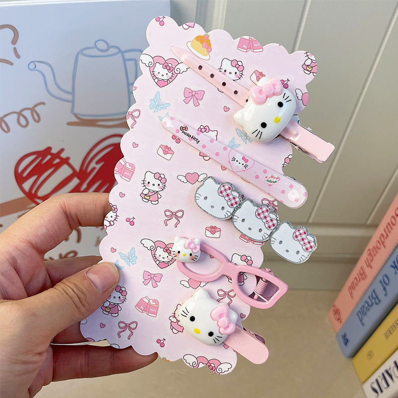 cute Kitty hair clip set