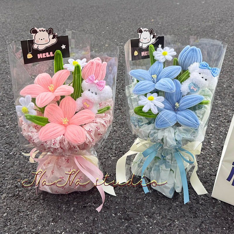 Puppy Twister Stick Bouquet