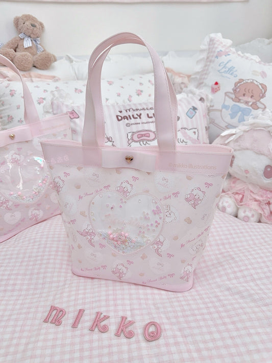 kawaii swimming waterproof handbag Jelly handbag